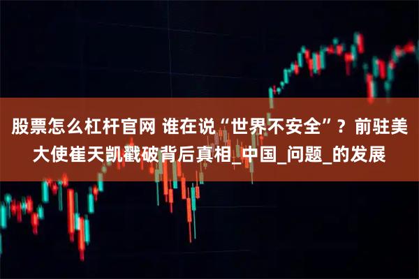 股票怎么杠杆官网 谁在说“世界不安全”？前驻美大使崔天凯戳破背后真相_中国_问题_的发展